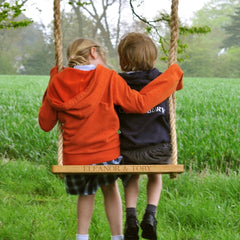 Solid Oak Personalised Medium Swing | Oak & Rope Company