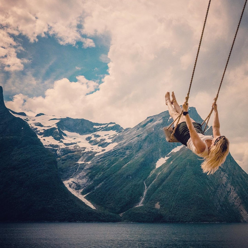 Solid Oak Personalised Medium Swing | Oak & Rope Company