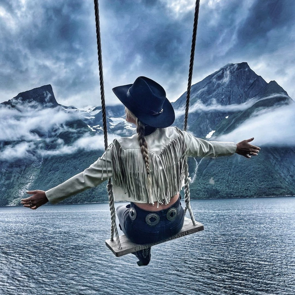 Solid Oak Personalised Medium Swing | Oak & Rope Company