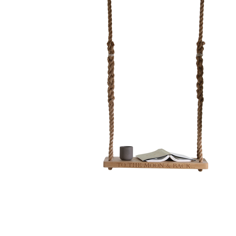 Solid Oak Personalised Medium Swing | Oak & Rope Company