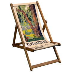 Vintage Inspired Wooden Deckchair- A Pageant of Flowers – Kew Gardens London Transport