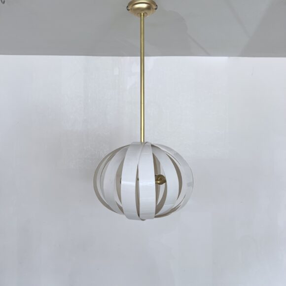 Mid Century Acrylic Pendant | Vintage Lighting