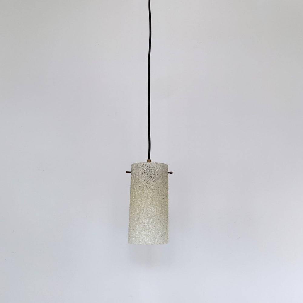 MID CENTURY TEXTURED PLASTIC SHADES