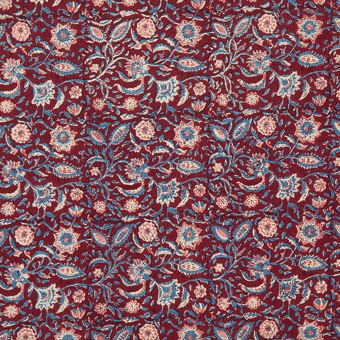 Maroon, Blue & Pink Floral Tablebloth | Casa By JJ