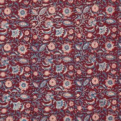 Maroon, Blue & Pink Floral Tablebloth | Casa By JJ