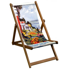 Vintage Inspired Wooden Deckchair- Southend on Sea - National Railway Museum Poster