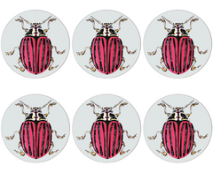 Ladybird Design Set of 6 Placemats