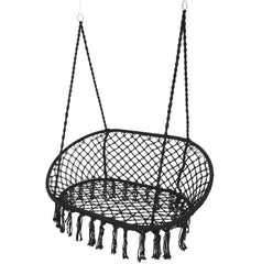 Black Double Hanging Garden Seat