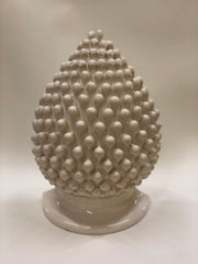 Handmade Hand Painted Pine Cone Bookend Ceramic Decor