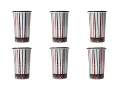 The Mix Beetle Set of 6 Handmade Tumblers Bell Hutley