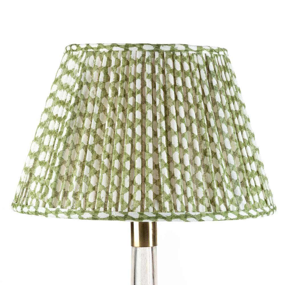 Fermoie | Wicker Green Lampshade 