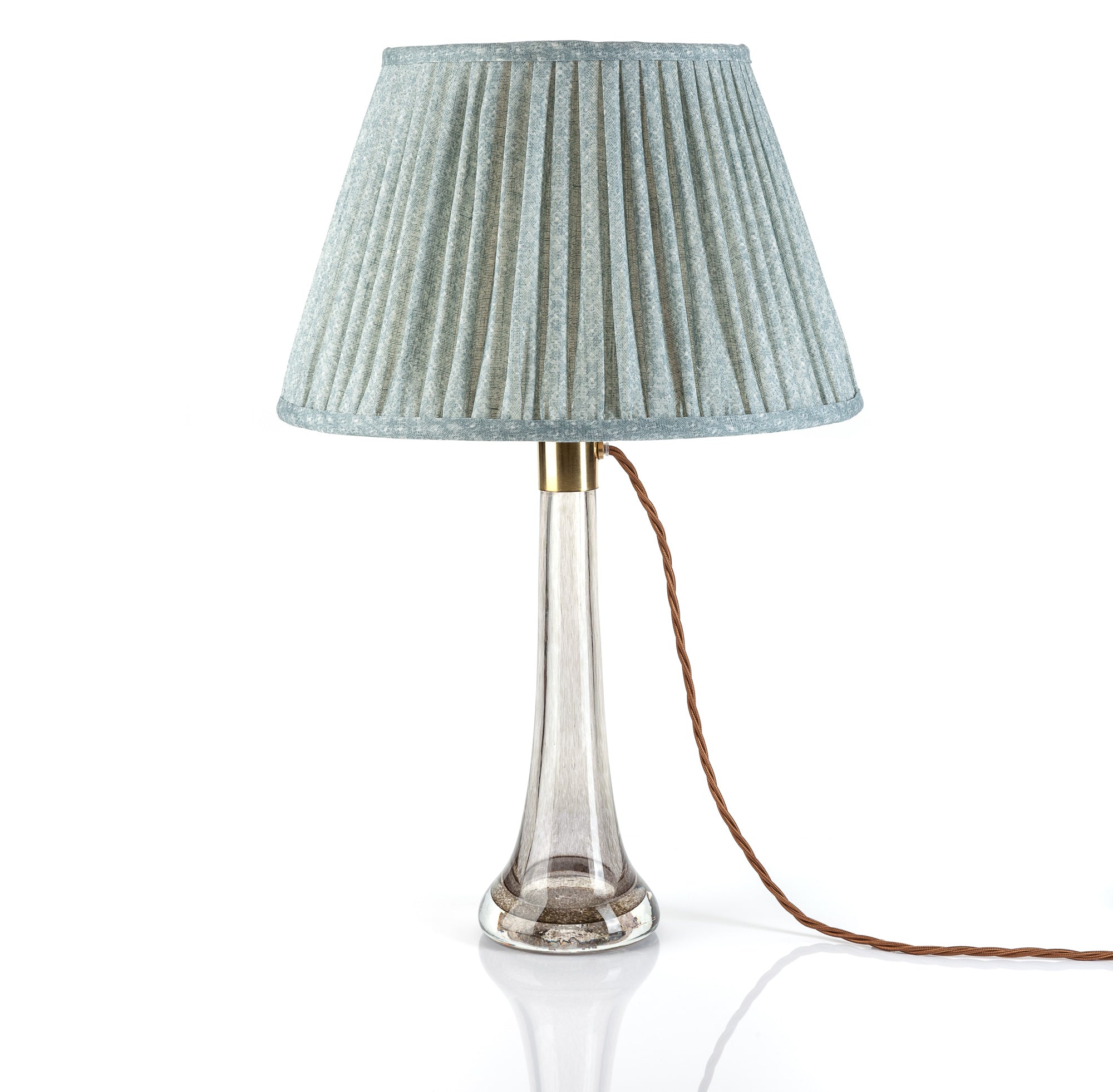 Fermoie | Figured Blue Lampshade 