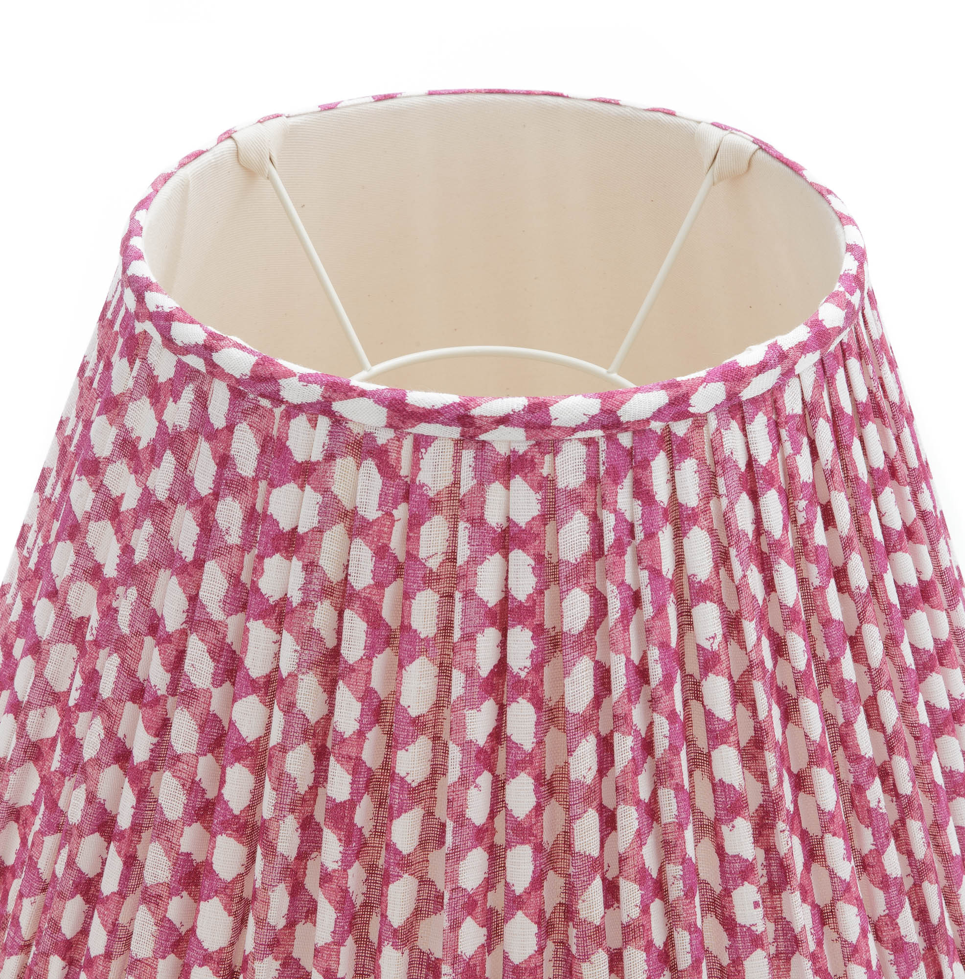 Fermoie | Wicker Fuchsia Lampshade 