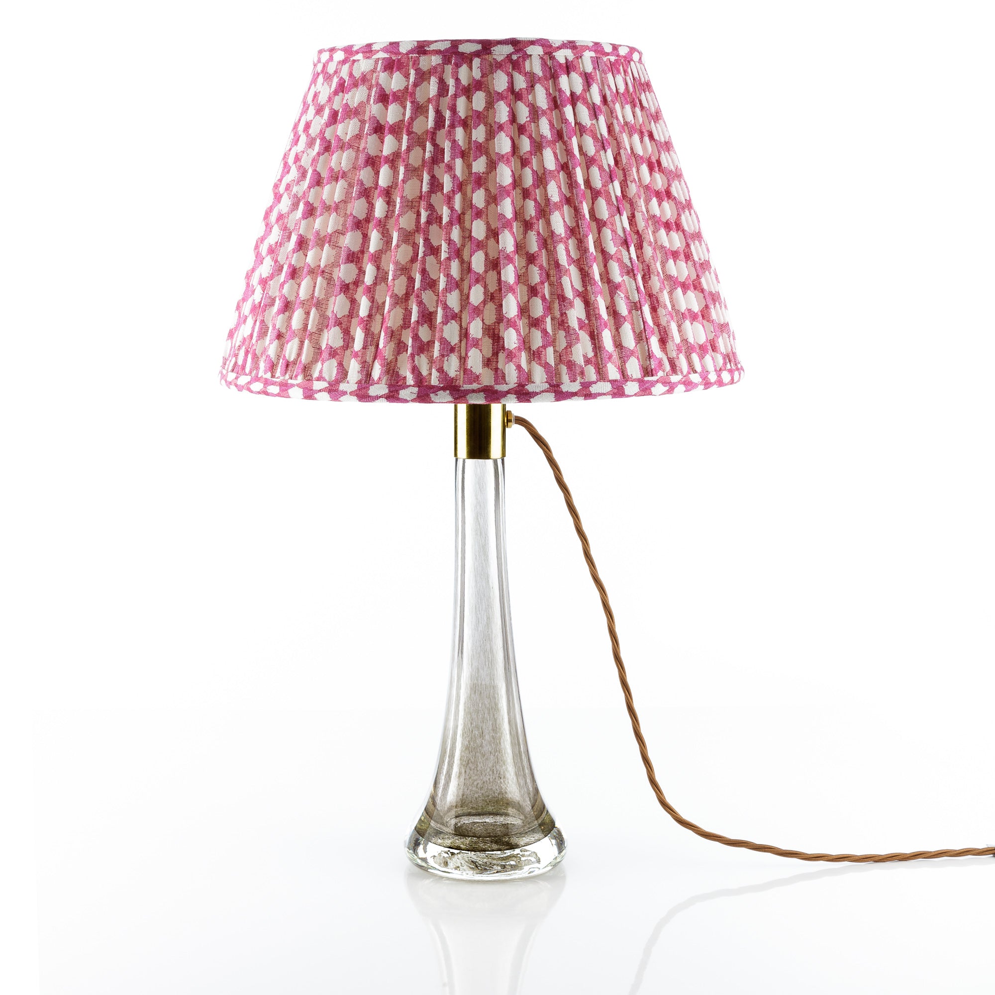 Fermoie | Wicker Fuchsia Lampshade 