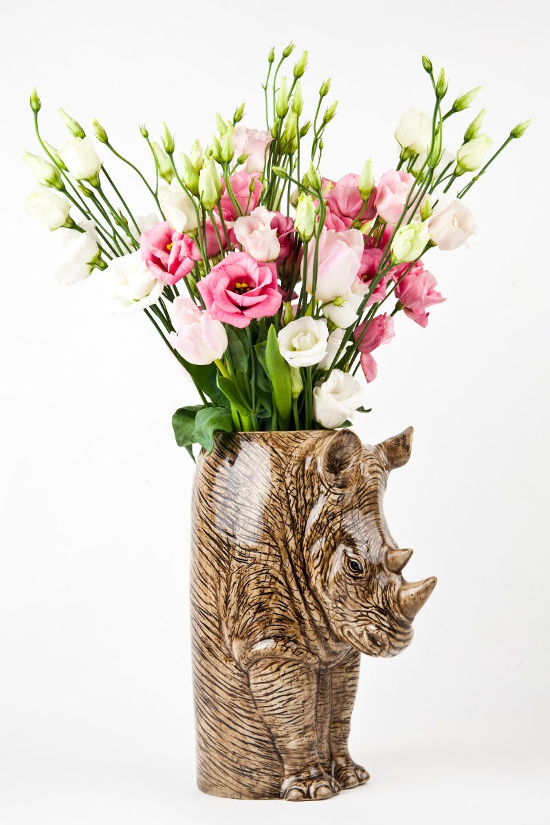 Rhino Flower Vase