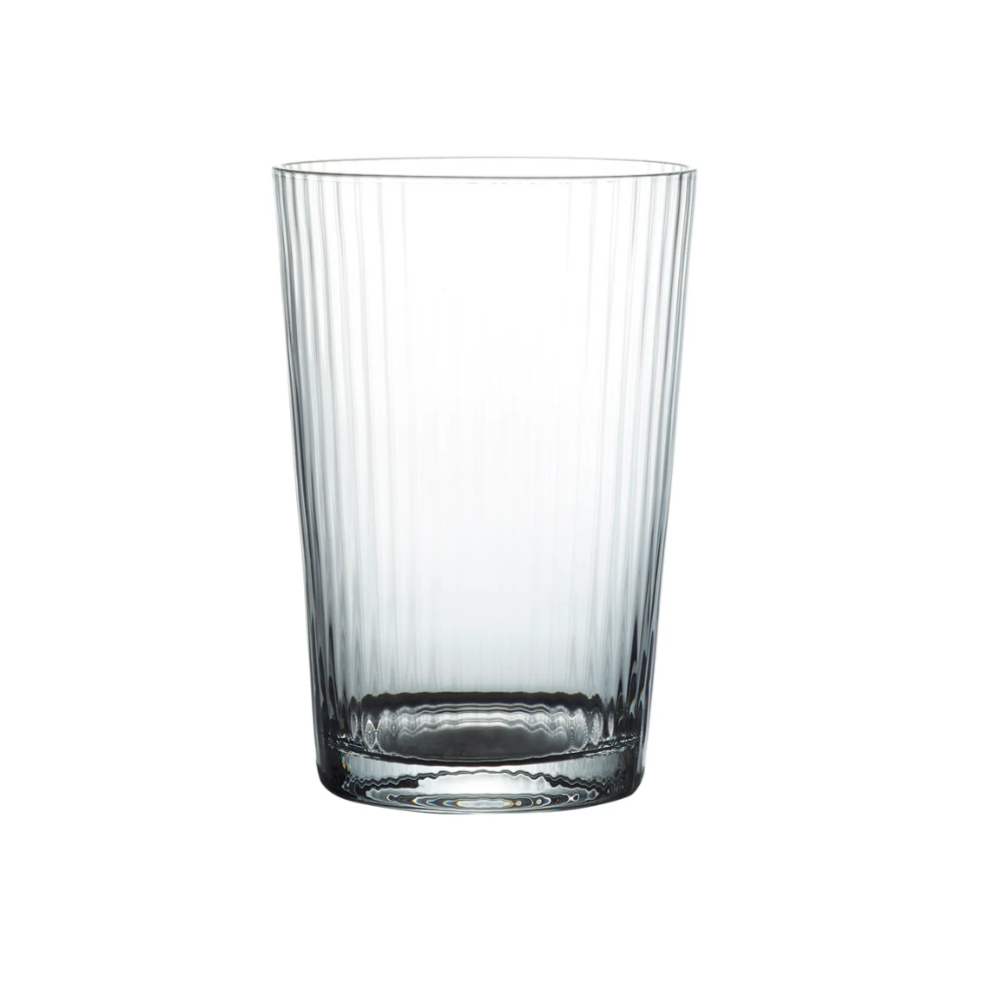 Set of 4 Crystal Tumblers with Ripple Design | The Vintage List