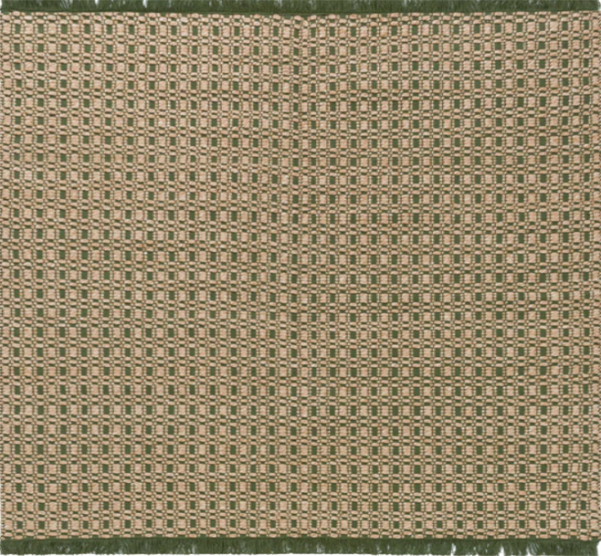 Jennifer Manners Mougins Flatwoven Forest Green Rug