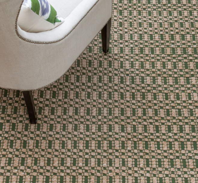 Jennifer Manners Mougins Flatwoven Forest Green Rug