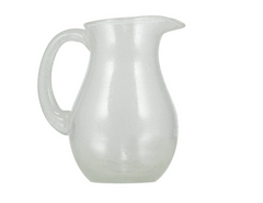 British Colour Standard Apple Green Glass Jug Designed by colour