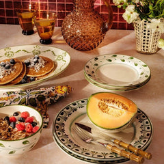 Green Shell Hand-painted Serving Plate | Casa by JJ