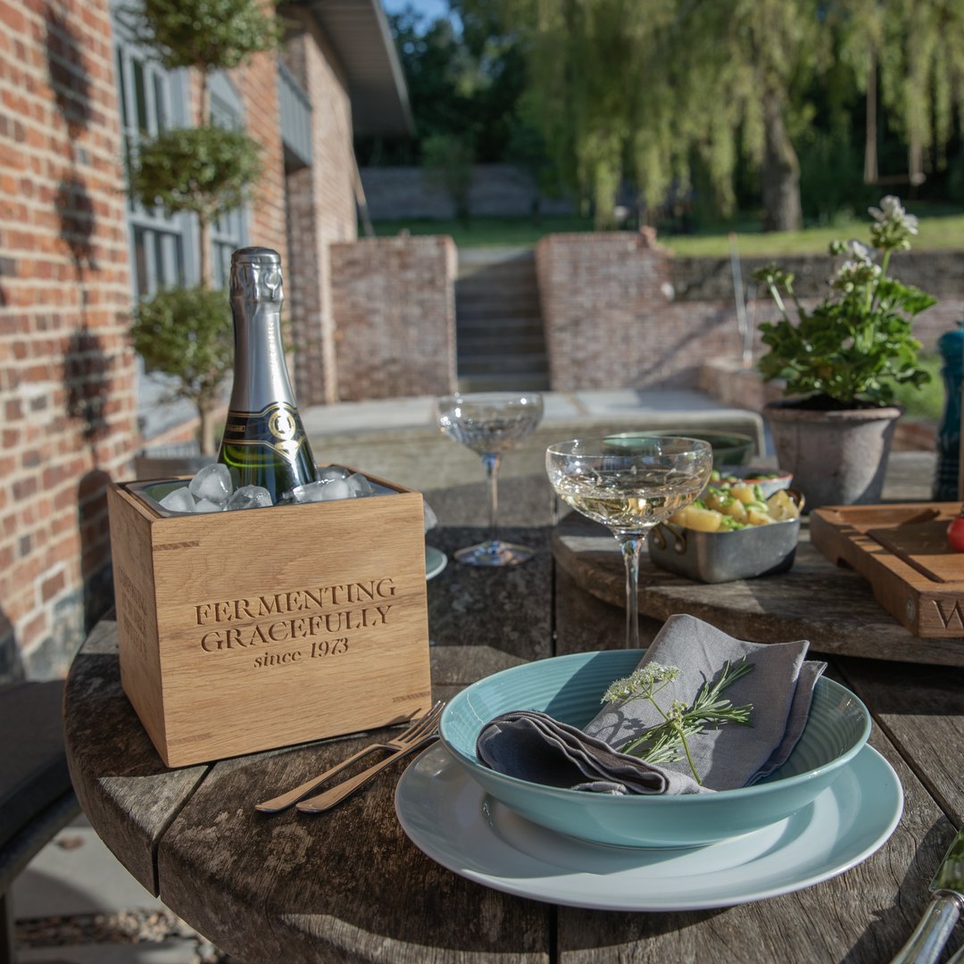 Single Oak Personalised Wine & Champagne Cooler | Oak & Rope Company