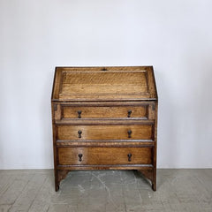 Small Antique Oak Bureau