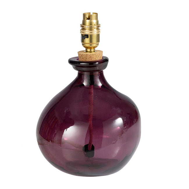 Burgundy Glass Table Lamp | Casa by JJ