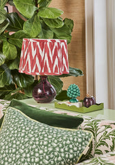 Burgundy Glass Table Lamp | Casa by JJ