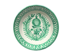 Spanish Ceramic Lebrillo Small Bowl with Pomegranate Design