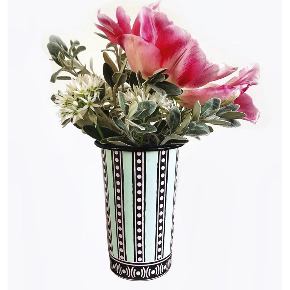  Black and Pink Handmade Tumblers