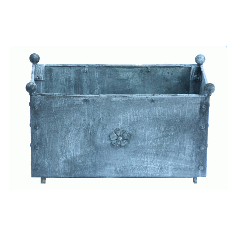 Hand Crafted Galvanised Steel Trough Planter | Arthur Jack