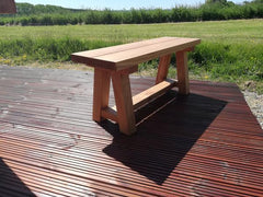 Solid Oak Garden Bench