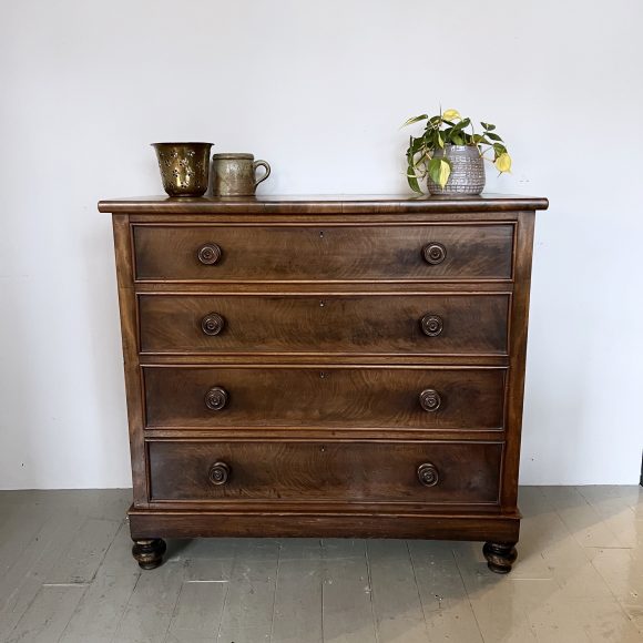 Edwardian Solid Wood Bureau Painted in Athenian Black 