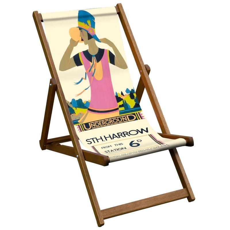 vintage retro deckchair south harrow underground