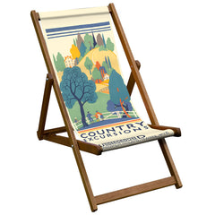 vintage retro deckchair south harrow underground