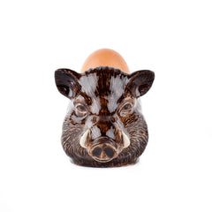 Wild Boar Face Egg Cup Quail Ceramics