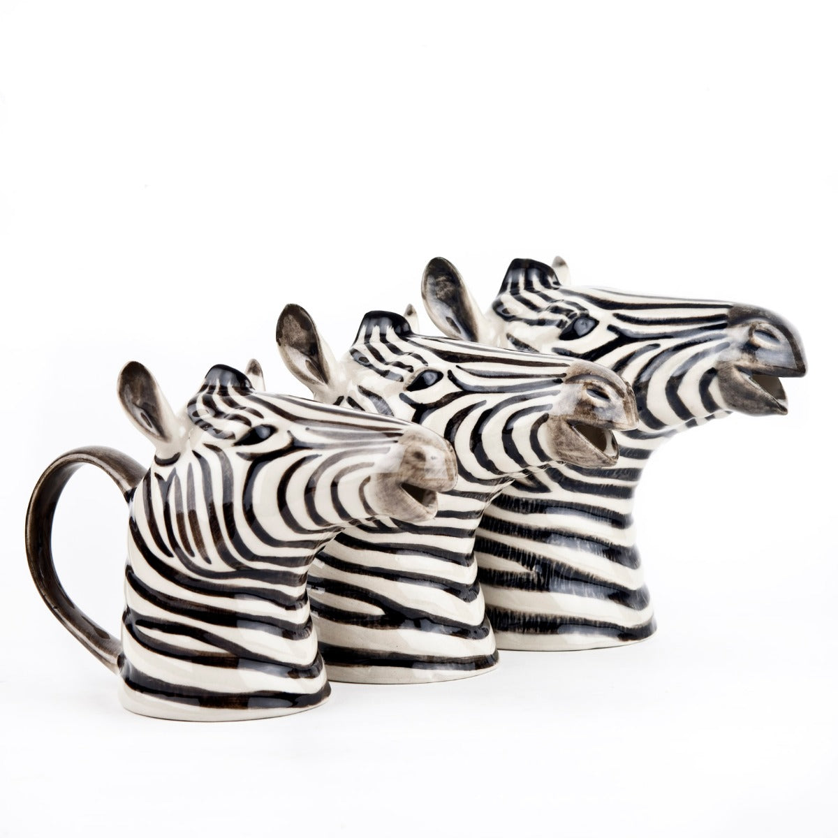 Zebra Jug Quail ceramics